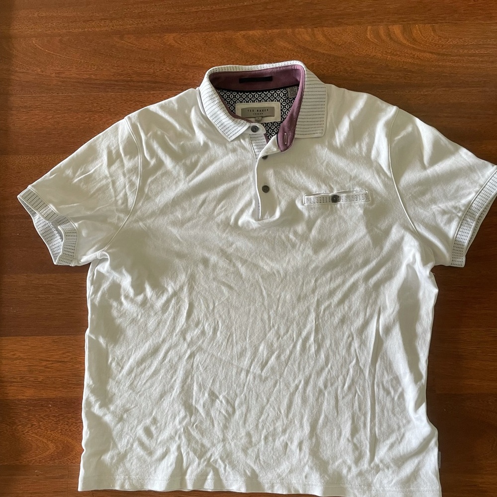 Ted Baker white polo size 4